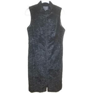 Bebe Womens Full Zip Sweater Dress Sz L Y2K Whimsigoth Witchy Vamp Goth Classic